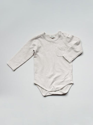 The Simple Folk Long Sleeve Onesie, Undyed